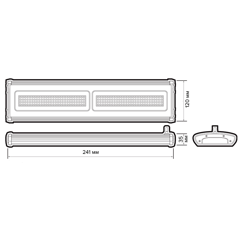 Светодиодный светильник PPI-03 50w 5000K 120° IP65  230V/50Hz