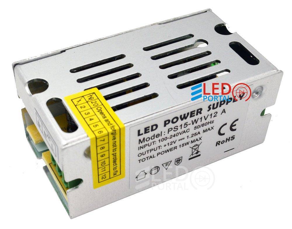 Блок питания PS15-W1V12 IP20 1.25A
