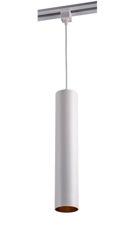 Трековый светильник светодиодный PTR 2310 10w 3000K 30° WH 400мм на подвесе 1м IP40 Jazzway