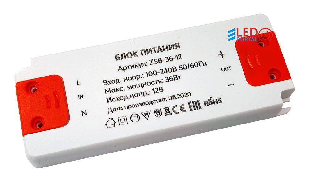 Блок питания ZSB-36-12 36W 12V IP20 3A