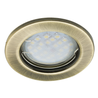 DL90 MR16 Светильник Черненая бронза плоский 30*80 Light FB1611EFY Ecola