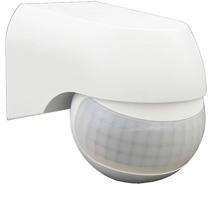 Датчик PMS-IR 010 800Вт 180° 12м IP44 WH Jazzway