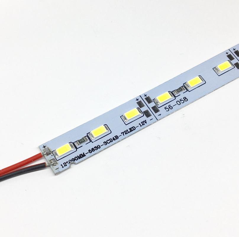Светодиодная линейка SMD5730 72шт/м (с 3М скотчем) 45-50Lm/LED 6000K-6500K
