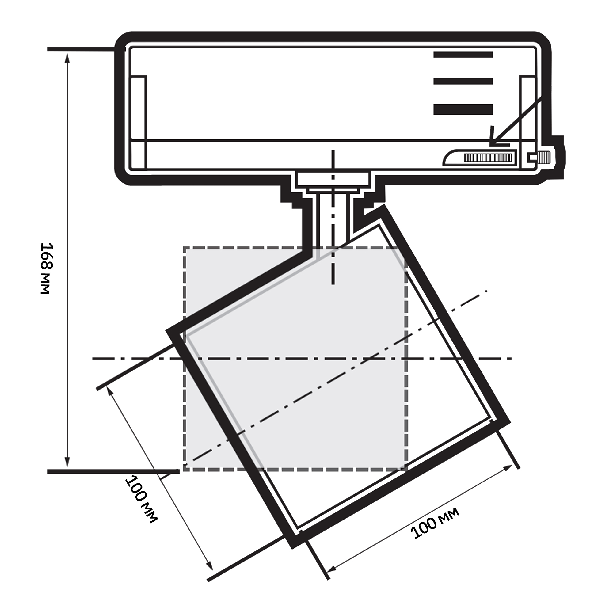 Трековый светильник 3P PTR 7030 30W 4000K 36° WH IP40 Jazzway 
