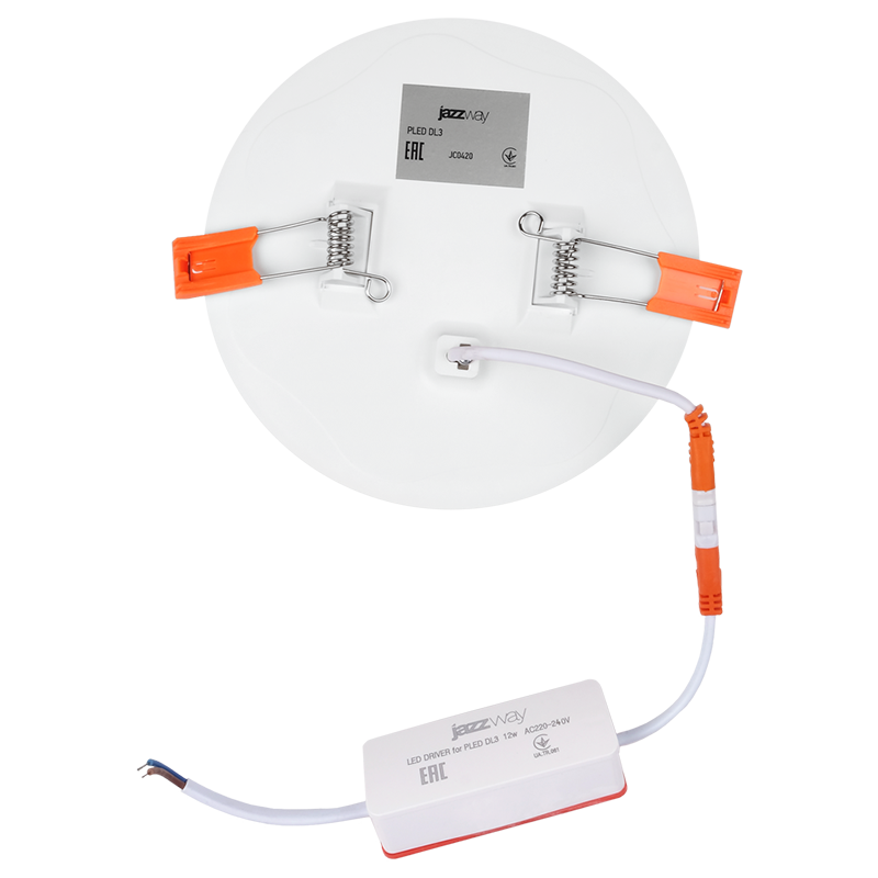 Светодиодный светильник PLED DL3 12w 6500K WH IP40 Jazzway