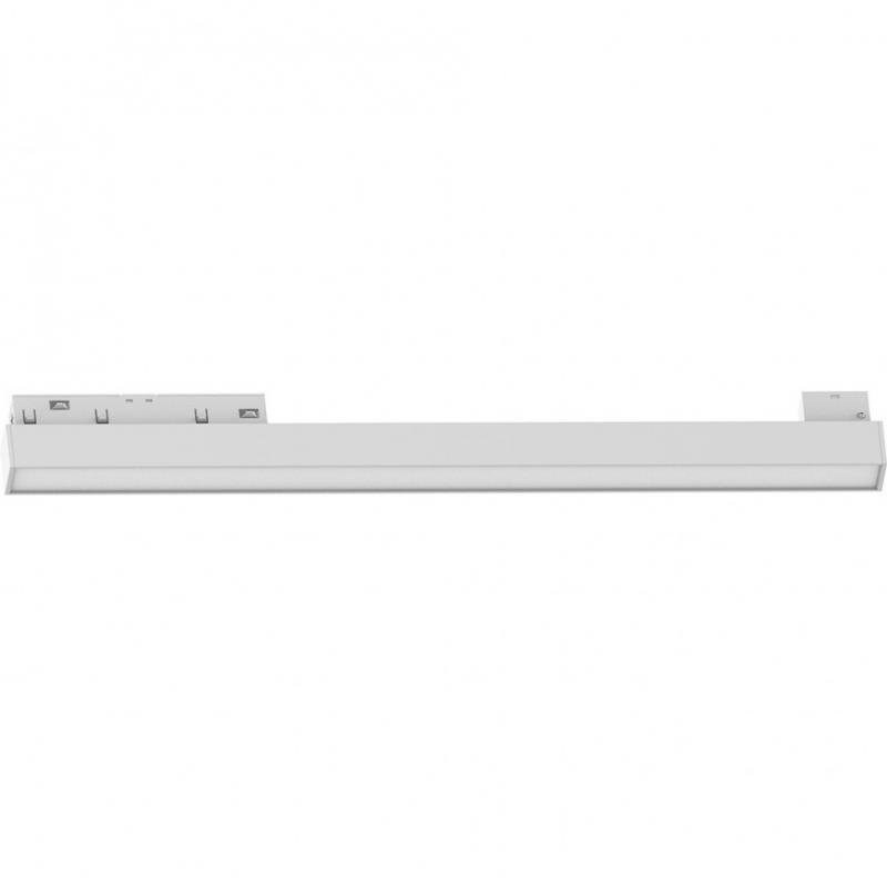 Трековый светодиодный светильник Feron MGN302 48V 18W 4000К 110 градусов, белый