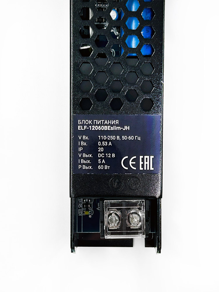 Блок питания ELF-12060BEslim-JH 60W 12V IP20 5A
