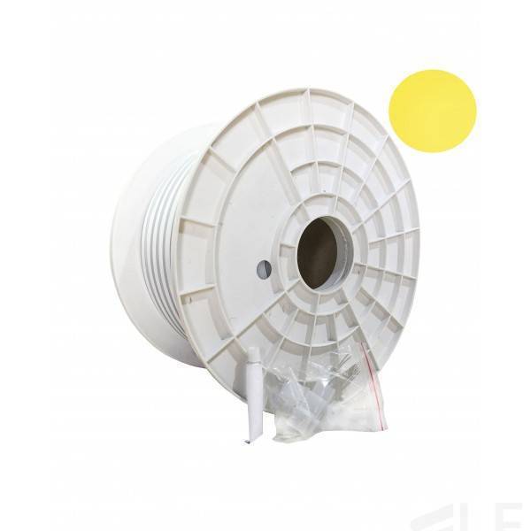 Неон ПВХ СТАНДАРТ 8*16 9Вт/м 12В (50м) лимонный LedsPower