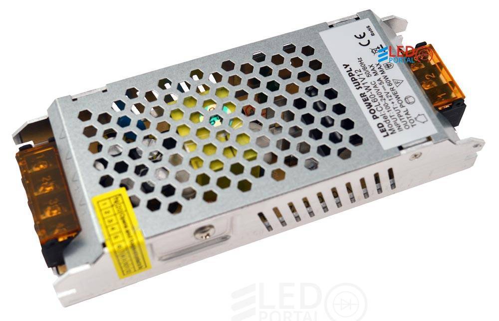 Блок питания CL60-W1V12 IP20 5A ULTRA SLIM