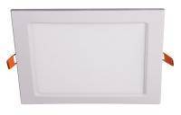 Светодиодный светильник PPL-S 12w IP40 WH 170 мм встр/квадр Jazzway