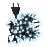 Гирлянда AC-G02-80W, 80 бел. LED, 8.8 м., 8 реж., 220В