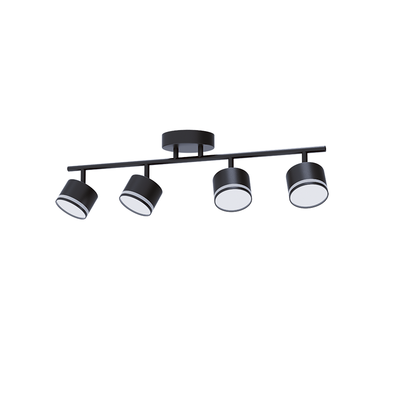 Светодиодный светильник под лампу PCL 0704 4xGX53 BL 230V IP20 Jazzway