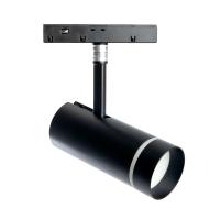 Трековый светодиодный светильник Feron MGN304 48V 10W 4000К 90 градусов, черный, Luna