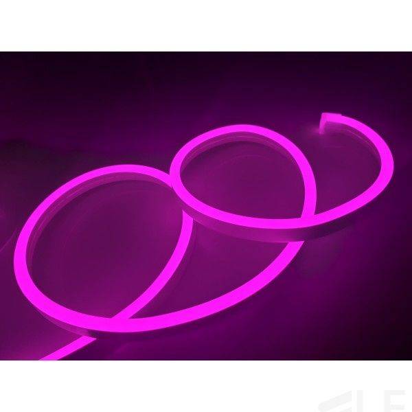 Неон СИЛИКОН ПРЕМИУМ 8*16 11Вт/м 12В (50м) розовый LedsPower