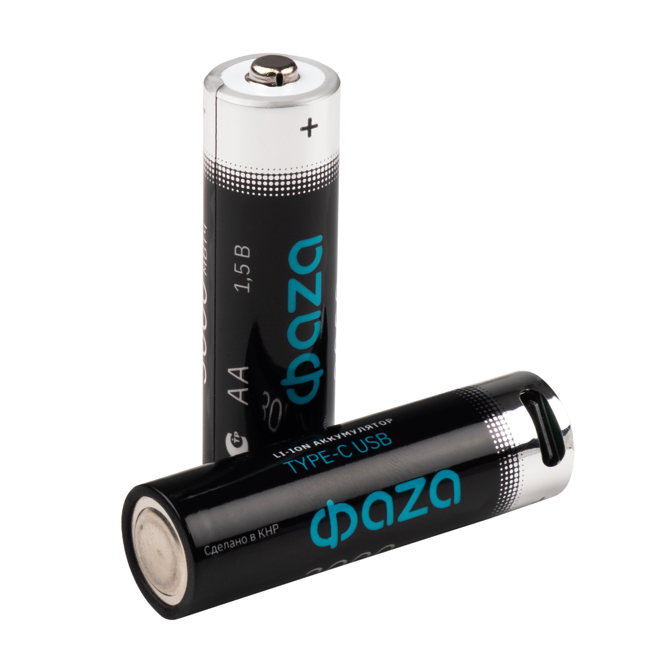 Аккумуляторы Литиевые с Type-C ФАZА  АА 3000 mWh USB BL-2
