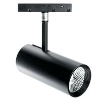 Трековый светодиодный светильник Feron MGN303 48V 20W 3000К 35 градусов, черный