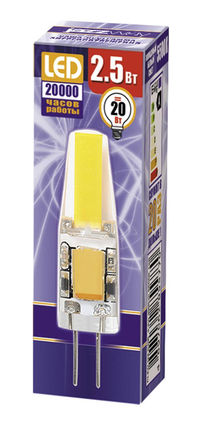 Светодиодная лампа PLED-G4 COB  2.5w 200Lm 5500K 12V DC