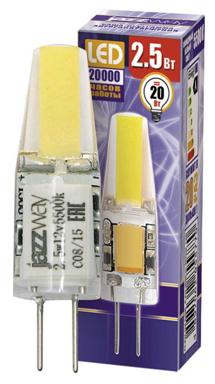 Светодиодная лампа PLED-G4 COB  2.5w 200Lm 5500K 12V DC