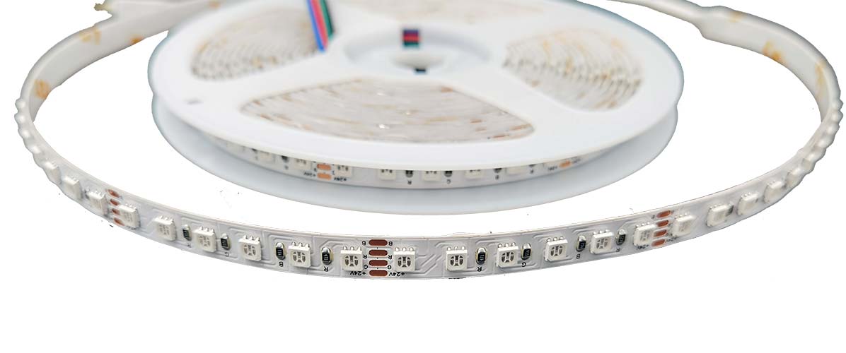 Светодиодная лента 5м, LP 3535/120 RGB IP20 24V 8mm 14 Вт/м