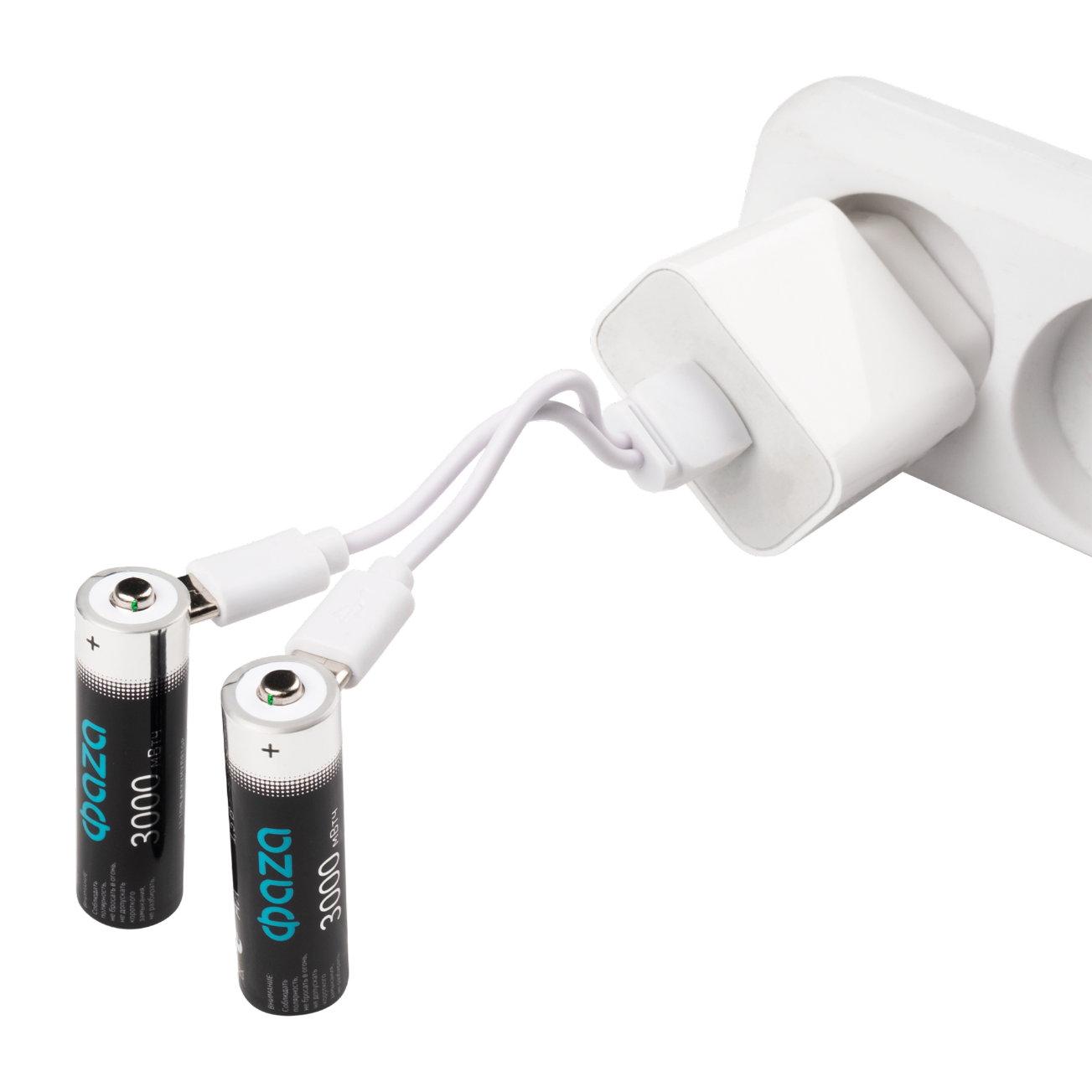Аккумуляторы Литиевые с Type-C ФАZА  АА 3000 mWh USB BL-2