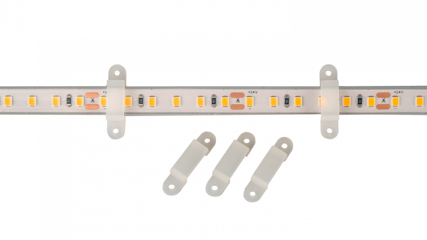 Светодиодная лента 5м PLS PRO 2835/120-24V-3000K(влагозащ!) IP65 12Вт/м