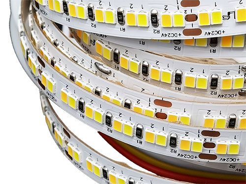 Светодиодная лента 5м, LP 2835/240 CCT IP20 24V 24 Вт/м 10mm