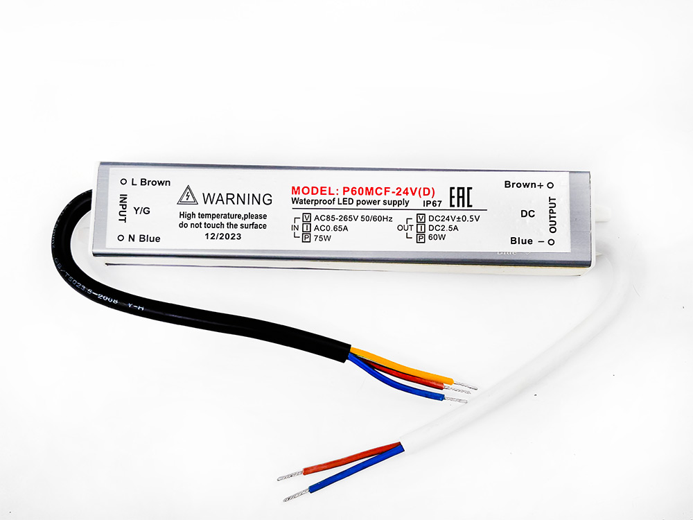 Блок питания P60MCF-24V(D) 60W 24V IP67 2,5А