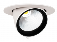 PLED DL4 40W 4000K 24° поворот White IP40 Jazzway