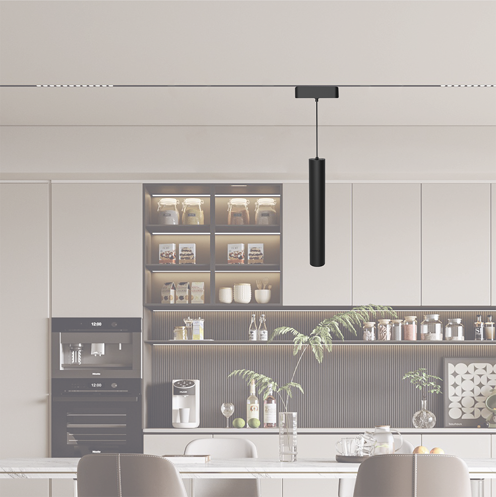 Трековый светодиодный светильник MTR16 2416P-1m 16W 3000K 24 ° BL (чёрный) IP20 Jazzway 
