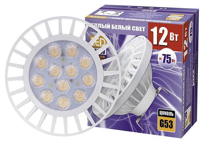 Светодиодная лампа PLED-AR111 12w 3000K 800 Lm