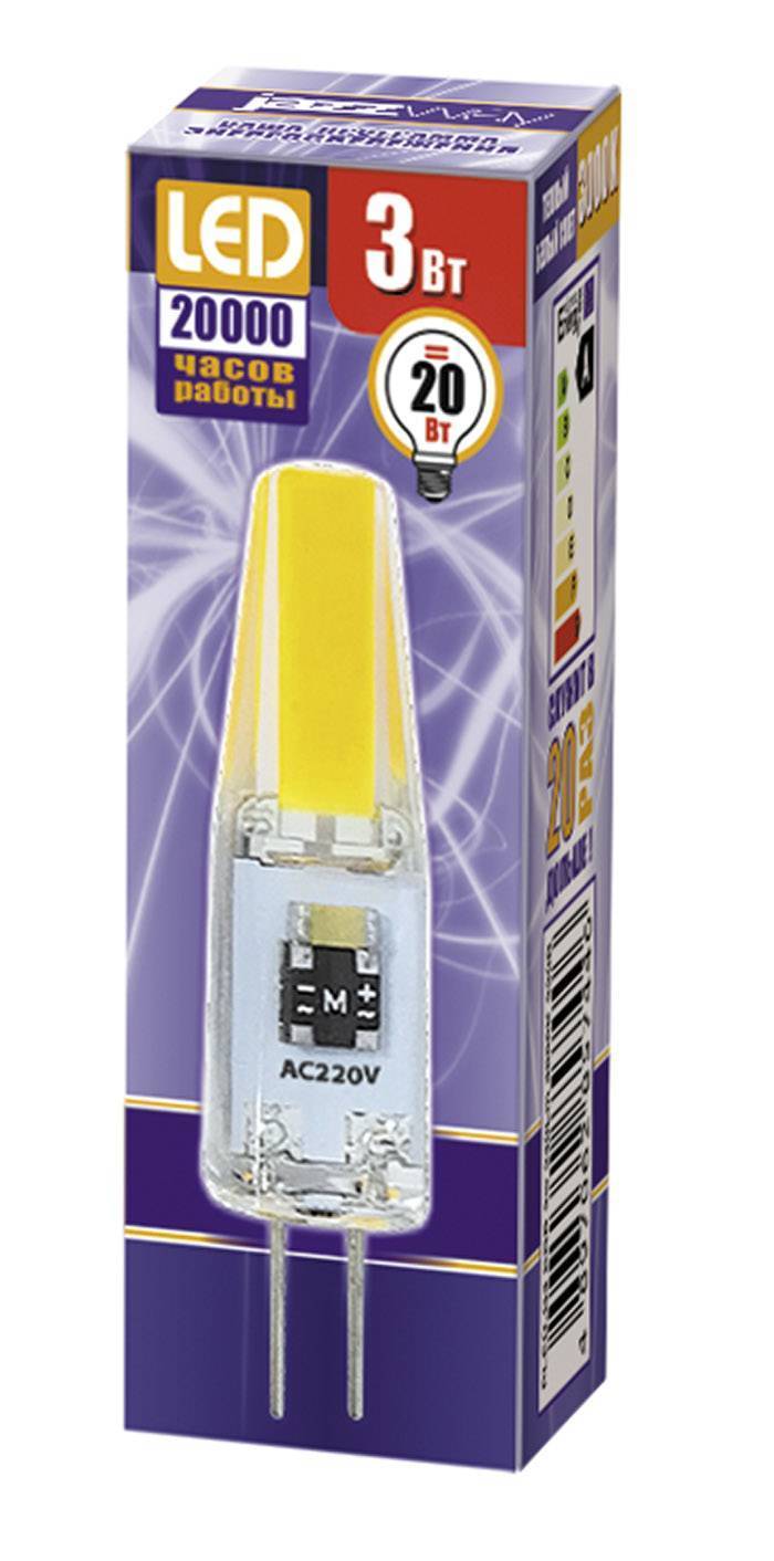 Светодиодная лампа PLED-G4 COB 3w 3000K 240Lm