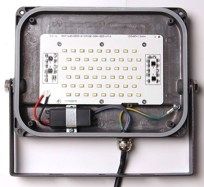 Светодиодный прожектор PFL-S2-SMD-100w IP65 Jazzway