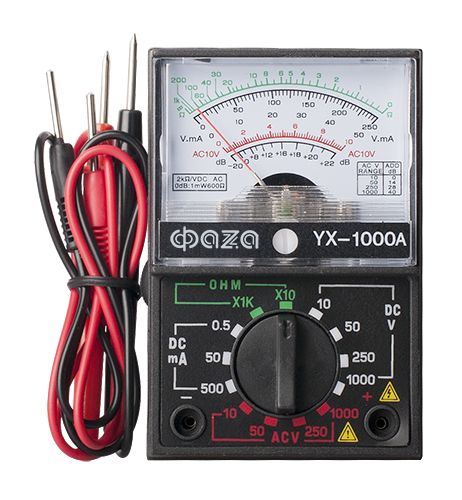 YX-1000A Мультиметр ФАZА аналоговый