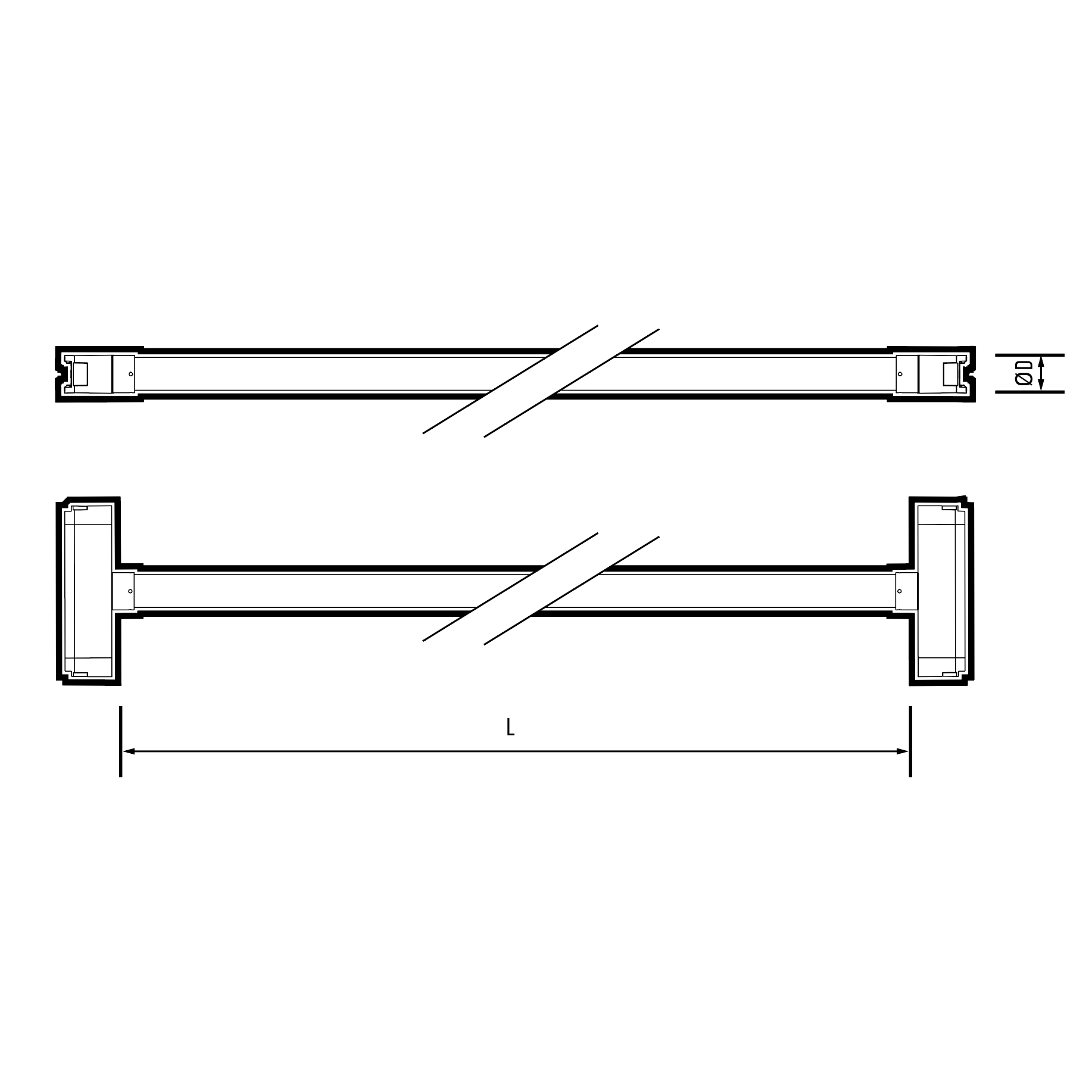 Трековый светодиодный светильник  MTR16 4036-2m 36W 4000K 360°  BL (чёрный) IP20 Jazzway 