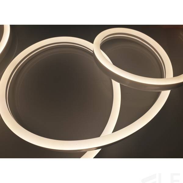 Неон ПВХ СТАНДАРТ 8*16 9Вт/м 12В (50м) теплый белый LedsPower