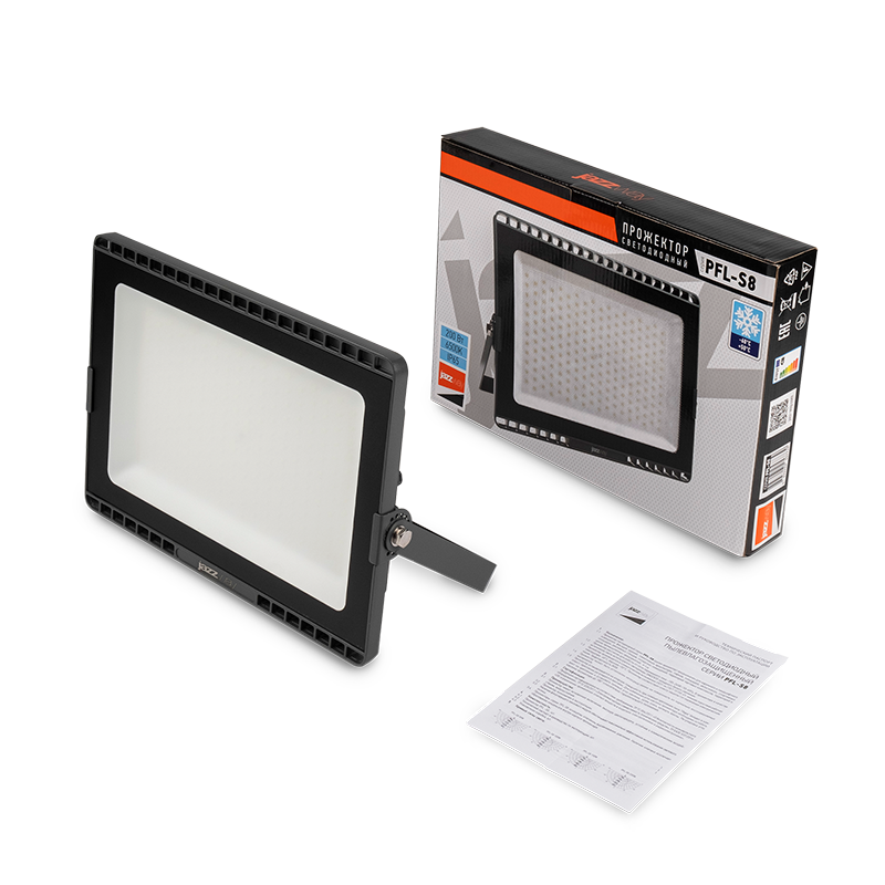 Светодиодный прожектор PFL-S8 200w 6500K LOWTEMP 120° IP65
