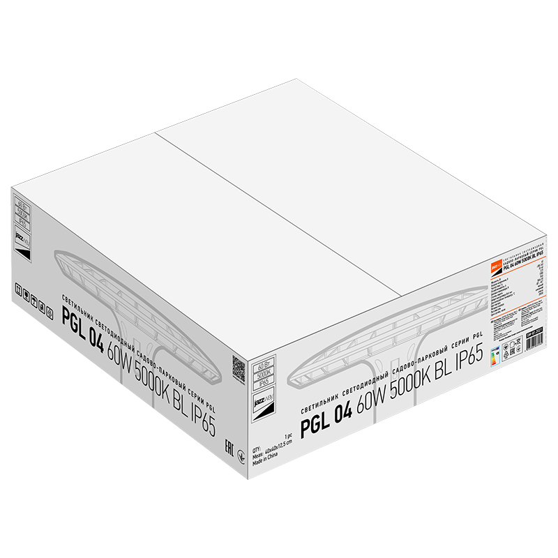 Светодиодный светильник PGL 04 60w 5000K IP65 BL AC 200-240V (парковый) (2г.гар.) Jazzway