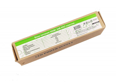 Блок питания LP100-W1V24 100Вт IP67 24V 4.2A Пластик влагозащ.