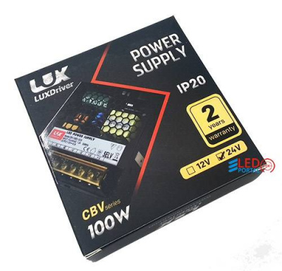 Блок питания CBV-100-24V 4.16А LUXDriver