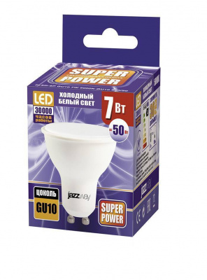 Светодиодная лампа  Светодиодная лампа PLED-SP GU10 7w 5000K JazzWay с доставкой по всей России, интернет магазин Led Portal