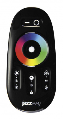 Контроллер RGB PRC-4000RF BL (черный) 12/24V 216/432Вт JazzWay, цена  1 530 руб.руб с доставкой по всей России, интернет магазин Led Portal