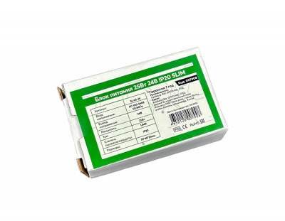 Блок питания SL-25-24 IP20 1.04A 25W 24V