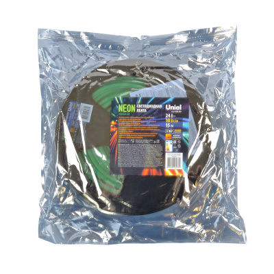 Светодиодная гибкая герметичная лента ULS-N11-2835-120LED/m-8mm-IP67-DC24V-10W/m-15M-GREEN предназначена для декоративной архитектурной подсветки, праздничного украшения зданий, создания рекламных вывесок, светящихся букв и фигур и других дизайнерских реш