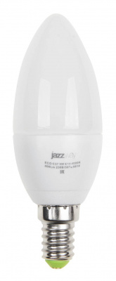 Светодиодная лампа Е14 Светодиодная лампа PLED-ECO-C37 5w 3000K 400Lm E14 JazzWay, цена 48.57 руб с доставкой по всей России, интернет магазин Led Portal