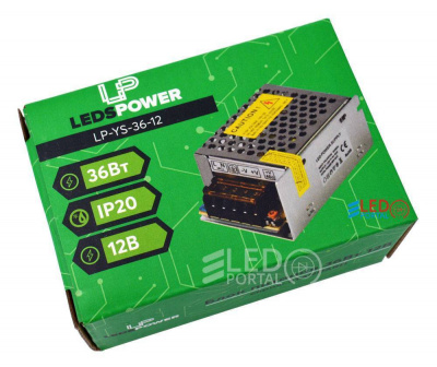Блок питания YS36-12 IP20 3A LedsPower