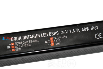 BSPS 40W 24V 1.67A IP67 JazzWay
