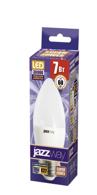 PLED-SP C37 7w 5000K 530 Lm E27