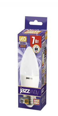 PLED-SP C37 7w 3000K 530 Lm E27