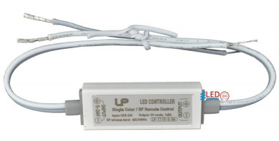 Контроллер одноцветный LP-T-110-S-5A MINI RF 5-24DC с пультом